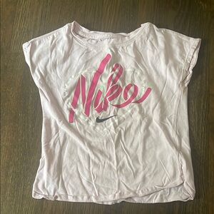 Nike Pink Short Sleeve Tee Athletic Wear
